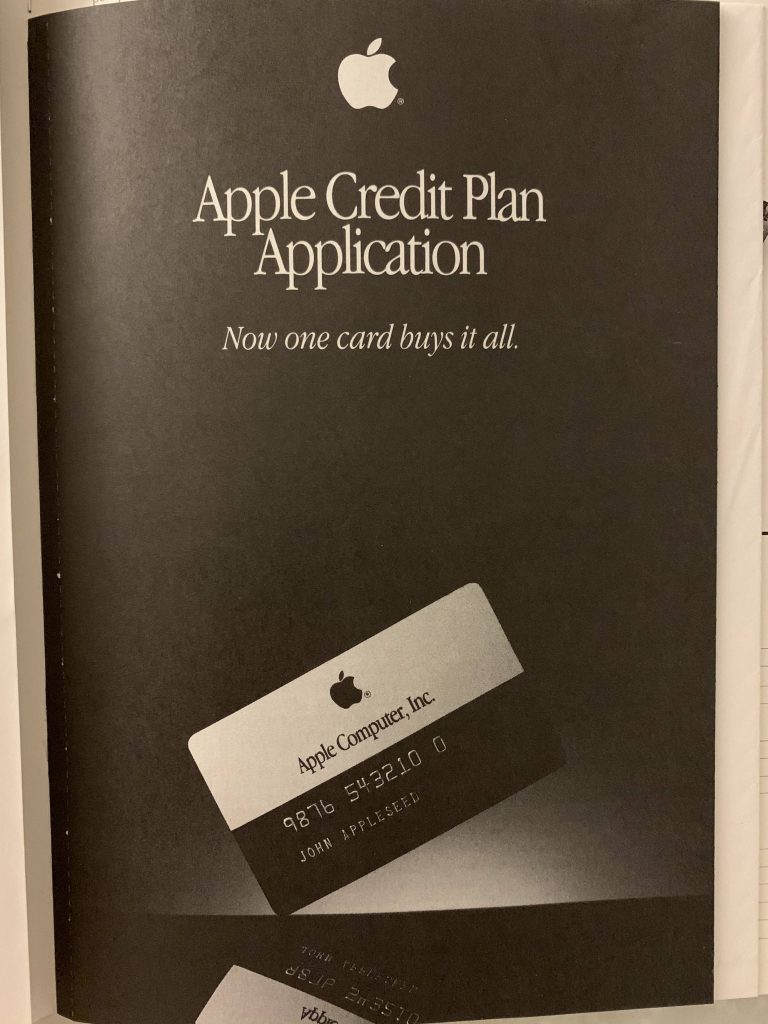 Apple Card in 1992